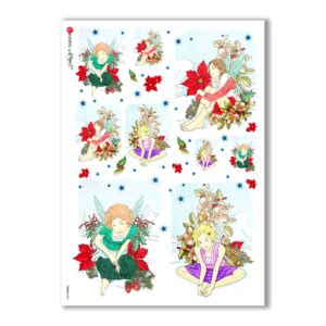 FAIRIES-0009. Rice Paper for decoupage fairies.