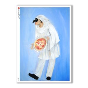 FOLK-0062. Rice Paper ethnic for decoupage.