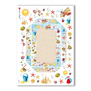 FRAME-0010. Rice Paper frame for decoupage.