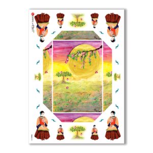 FRAME-0014. Rice Paper frame for decoupage.