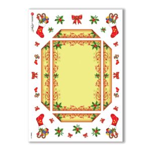 FRAME-0017. Rice Paper frame for decoupage.