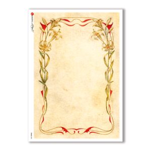 FRAME-0020. Rice Paper frame for decoupage.