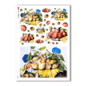 FOOD-0015. Rice Paper food for decoupage.