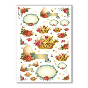HOLIDAY-0031. Holiday Rice Paper for decoupage.