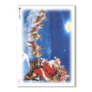 CHRISTMAS-0056. Christmas Rice Paper for decoupage.