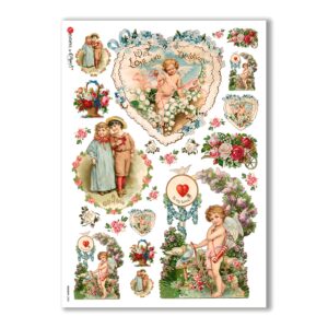 HOLIDAY-0080. Holiday Rice Paper for decoupage.