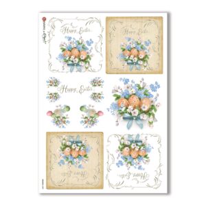 HOLIDAY-0089. Holiday Rice Paper for decoupage.