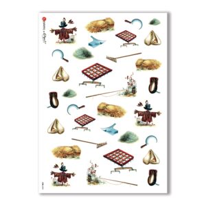 JOBS-0003. Jobs Rice Paper for decoupage.