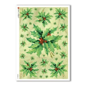 CHRISTMAS-0079. Christmas Rice Paper for decoupage.