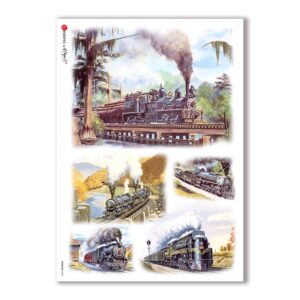 VEHICLES-0008. Vehicles Rice Paper for decoupage.
