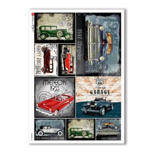 VEHICLES-0020. Vehicles Rice Paper for decoupage.