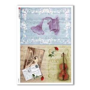 SHABBY-0002. Shabby Rice Paper for decoupage.