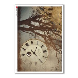 TIME-0006. Watches Rice paper for the decoupage.