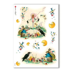 TALES-0002. Tales Rice paper for the decoupage.