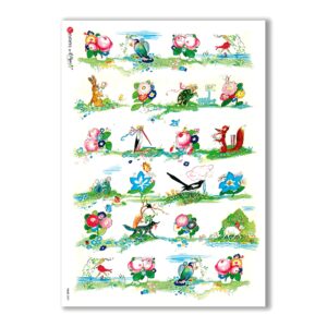 TALES-0009. Tales Rice paper for the decoupage.