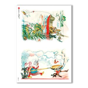 TALES-0010. Tales Rice paper for the decoupage.