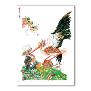 TALES-0018. Tales Rice paper  for the decoupage.