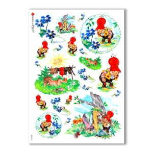 TALES-0027. Tales Rice paper  for the decoupage.