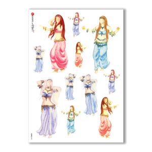SCENE-0010. Pictorial Rice Paper for decoupage.