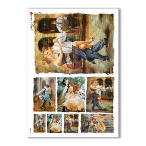 SCENE-0024. Pictorial Rice Paper for decoupage.