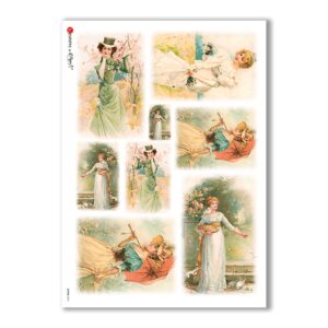 SCENE-0041. Pictorial Rice Paper for decoupage.