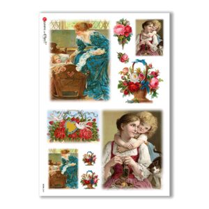 SCENE-0049. Pictorial Rice Paper for decoupage.