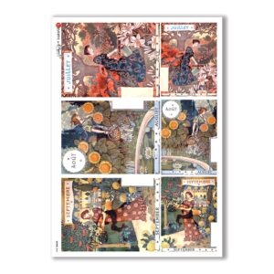 SCENE-0060. Pictorial Rice Paper for decoupage.