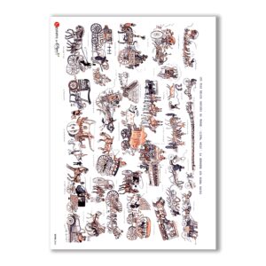 SCENE-0063. Pictorial Rice Paper for decoupage.