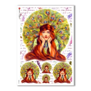 SCENE-0066. Pictorial Rice Paper for decoupage.
