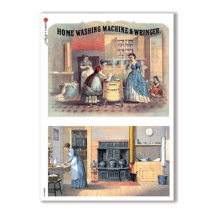 SCENE-0069. Pictorial Rice Paper for decoupage.