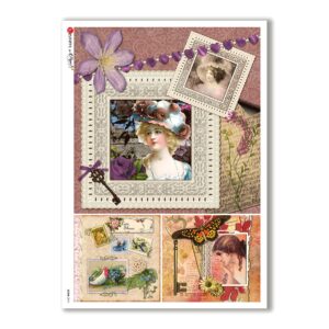 SCENE-0074. Pictorial Rice Paper for decoupage.