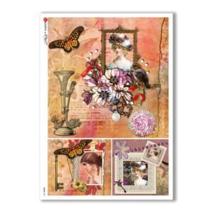 SCENE-0075. Pictorial Rice Paper for decoupage.