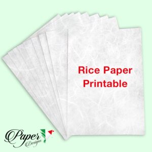 Carta di riso stampabile