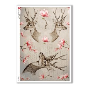 ANIMALS-0099. Animals Rice Paper for decoupage.