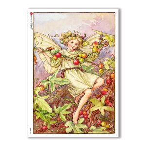 FAIRIES-0055. Rice Paper for decoupage fairies.