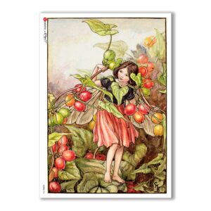 FAIRIES-0056. Rice Paper for decoupage fairies.
