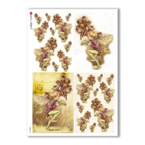 FAIRIES-0059. Rice Paper for decoupage fairies.