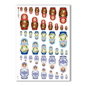 FOLK-0076. Rice Paper ethnic for decoupage.