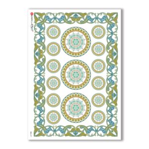 FOLK-0079. Rice Paper ethnic for decoupage.
