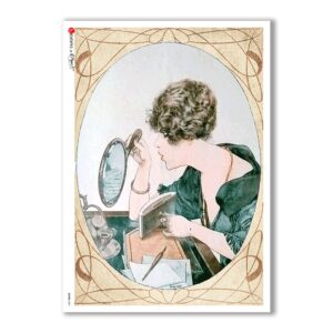 SCENE-0081. Pictorial Rice Paper for decoupage.