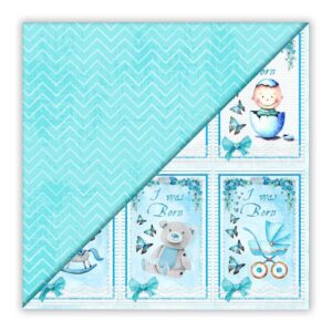 IWASBORNBLUE - 008. Scrapbooking foglio singolo