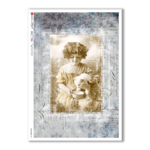 OLD-PHOTOS-0092. Victorian Rice Paper for decoupage.