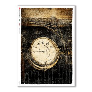 TIME-0017. Watches Rice paper  for the decoupage.