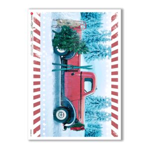 VEHICLES-0031. Vehicles Rice Paper for decoupage.