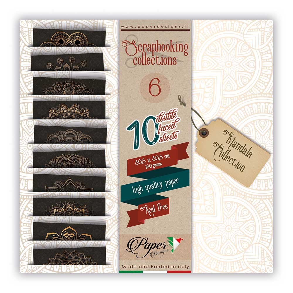 MANDALA COLLECTION. Scrapbooking collection