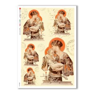 SCENE-0088. Pictorial Rice Paper for decoupage.