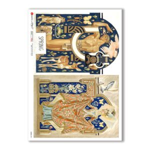 SCENE-0090. Pictorial Rice Paper for decoupage.