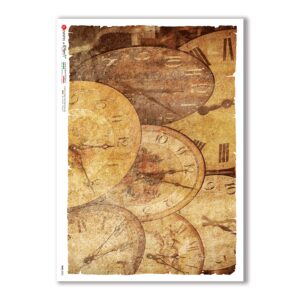 TIME-0022. Watches Rice paper  for the decoupage.