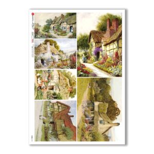 VIEWS-0159. Landscape Rice paper for the decoupage.
