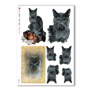 ANIMALS-0155. Animals Rice Paper for decoupage.